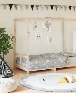Detské izby Detská posteľ s nebesami Dekorhome 80 x 160 cm