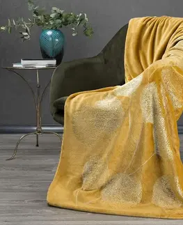 Jednofarebné deky Deka Ginko 2 150x200 medová 380853
