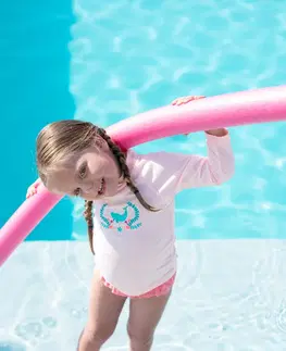 vodné športy Penový slíž na plávanie 118 cm ružový