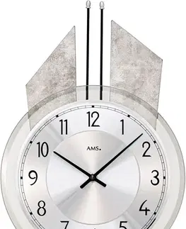 NÁSTENNÉ HODINY AMS Dizajnové nástenné hodiny AMS 9626, 45 cm