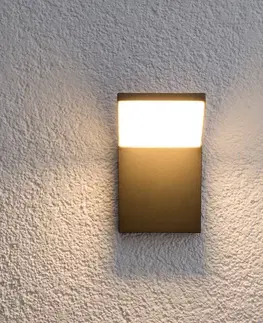 Vonkajšie nástenné svietidlá Lucande Nevio – vonkajšie nástenné LED svietidlo