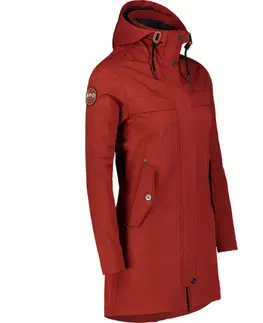 Dámske bundy a kabáty Dámsky jarný softshellový kabát Nordblanc Wrapped hnedý NBSSL7612_BCK 34