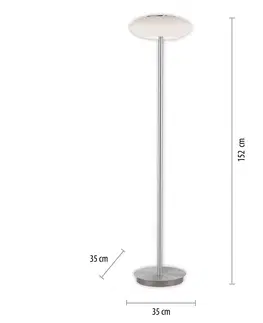 SmartHome stojacie lampy Q-Smart-Home Paul Neuhaus Q-ETIENNE stojaca LED lampa, oceľ
