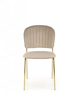 Jedálenské zostavy Jedálenská stolička K499 Halmar Ružová