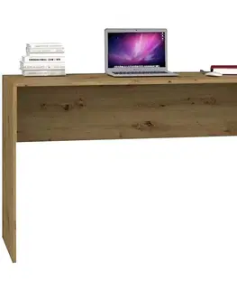 Moderné kancelárske stoly Písací stôl Plus Dub Artisan