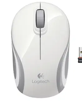 Myši Kancelárska myš Logitech Wireless Mini Mouse M187, white 910-002735