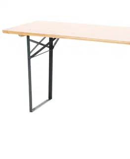 Záhradný pivný set - stôl a lavica Záhradný pivný set skladací 200 cm
