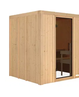Sauny Interiérová fínska sauna 196 x 170 cm Dekorhome