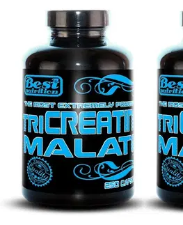 Tri-kreatín malát 1+1 Zadarmo: TriCreatin Malate od Best Nutrition 250 kaps. + 250 kaps.