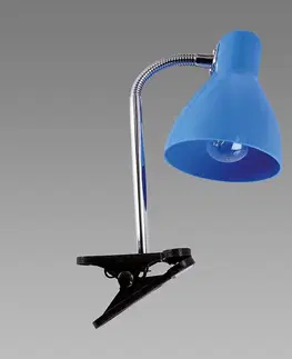 Kancelárske osvetlenie Lampa Kati E27 Blue Clip 02863 LB1