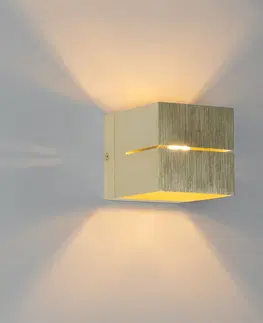 Nastenne lampy Moderná nástenná lampa zlatá 9,7 cm - Transfer Groove