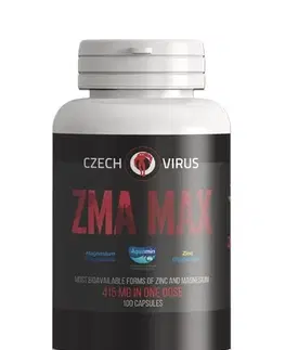 Stimulanty a energizéry ZMA Max - Czech Virus 100 kaps.
