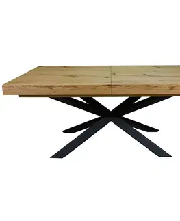 Jedálenské stoly Rozkladací stôl St-07 180/240x90cm dub uzlovitý