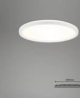SmartHome stropné svietidlá Briloner LED stropné svietidlo Slim S stmievateľné CCT biele Ø 29 cm