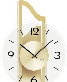 Hodiny Dizajnové nástenné hodiny 9679 AMS 42cm