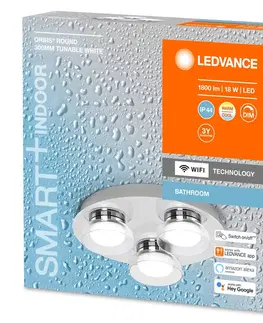 SmartHome stropné svietidlá LEDVANCE SMART+ LEDVANCE SMART+ WiFi Orbis Wall Round, Ø 30 cm