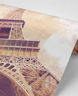 Vintage a retro tapety Tapeta Eiffelova veža v Paríži