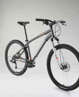 horské bicykle Horský bicykel ST 120 27,5" sivo-oranžový