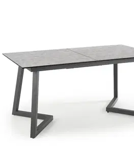 Stoly v podkrovnom štýle Rozkladací stôl Tiziano 160/210x90cm Svetlý Popel/Tmavé Popolavý