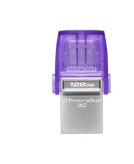 USB Flash disky USB kľúč Kingston DataTraveler MicroDuo 3C, 128 GB, USB 3.2 (gen 1) s USB-C konektorom DTDUO3CG3/128GB