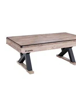 Ostatné spoločenské hry Biliardový stôl 3v1 inSPORTline Residento svetlé drevo