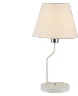 Lampy  Stolná lampa YORK 1xE14/60W/230V biela 