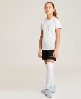 futbal Dievčenské futbalové šortky Viralto čierne