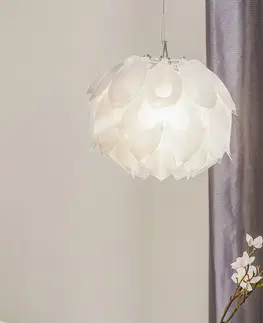 Závesné svietidlá Slamp Slamp Flora S – dizajnérska závesná lampa, biela