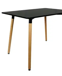 Jedálenské stoly Stôl Bergen 120 čierna