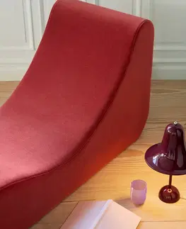 Stolové lampy Verpan VERPAN Pantop stolová lampa burgundská červená