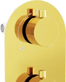 Vane MEXEN - Kai termostatická batérie sprcha / vaňa 3-gold výstup 77603-50