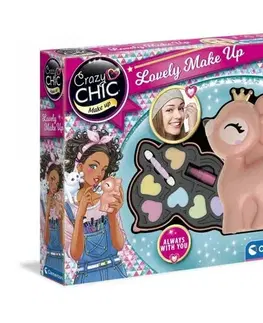 Drevené hračky Clementoni Make-up sada Crazy Chic, srnček, 27 x 22 x 5 cm