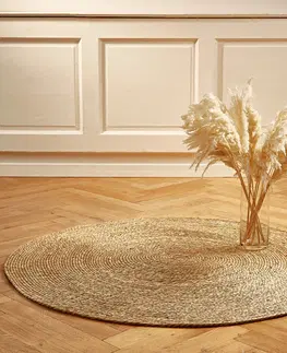 Koberce Okrúhly koberec, prírodná