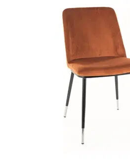 Jedálenské stoličky KENNIE jedálenská stolička, čierna 