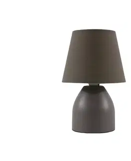 Lampy ONLI ONLI - Stolná lampa NANO 1xE14/6W/230V hnedá 19 cm 