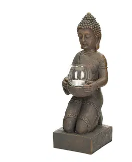 Svietniky Sviečkový svietnik Budha 43cm