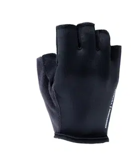 rukavice Pánske rukavice na cestnú cyklistiku RC100 čierne