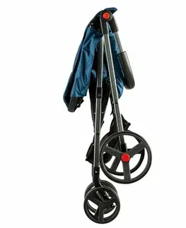 Nákupné tašky a košíky Rolser Skladací nákupný vozík na kolieskach Basket Polar 4Big, modrá