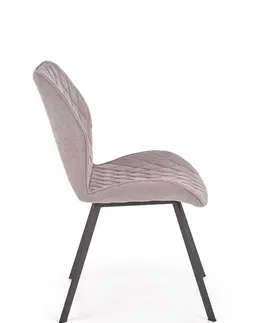 Jedálenské stoličky HALMAR K360 jedálenská stolička sivá / čierna