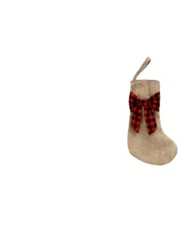 Vianočné dekorácie MAKRO - Ponožka vianočná 29cm