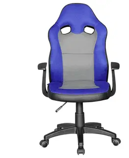 Kancelárske kreslá Otočná Stolička Pre Dieťa Speedy Modrá/sivá