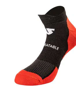 Pánske ponožky Ponožky Undershield Comfy Short červená/čierna 43/46