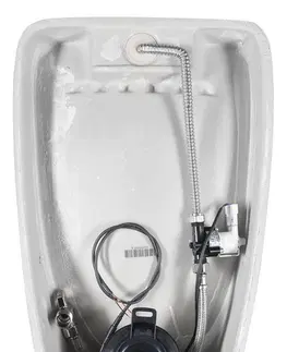 Kúpeľňa Bruckner - SCHWARN urinál s automatickým splachovačom 6V DC, zakrytý prívod vody 201.722.4