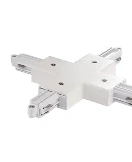 Svietidlá pre 1fázové koľajnicové svetelné systémy Nordlux X konektor pre prívodnú koľajnicu Link, biely