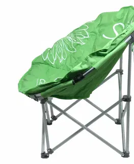 Outdoorové vybavenie CATTARA FLOWERS kempingová skladacia stolička zelená 