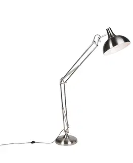Stojace lampy Inteligentná stojaca oceľová lampa vrátane Wifi A60 - Hobby