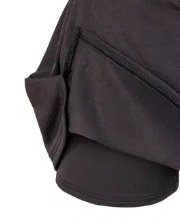 hokej Dámska sukňa na pozemný hokej FH500 čierna