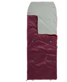 kemping Detský spací vak MH100 od 10 °C slivkový