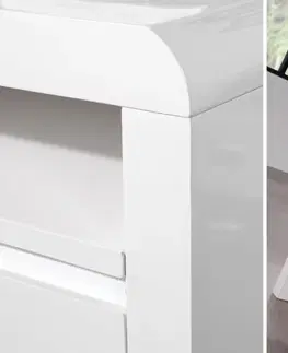 Biele pracovné stoly Písací stôl INO Dekorhome 120 cm