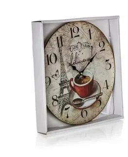 Hodiny Nástenné hodiny Cafe Paris, pr. 34 cm